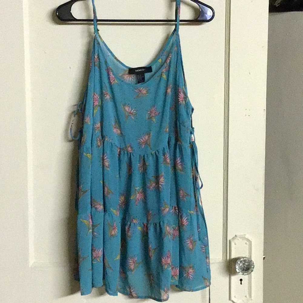 Light Blue Light Weight Tank Top